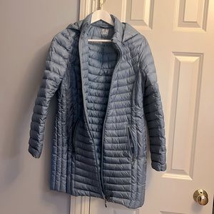 32 Degrees light blue (Citadel color) ultra light packable down 3/4 jacket in M